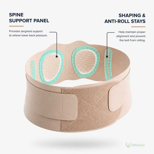 24Relief™ Ultra-Thin Back Support Belt